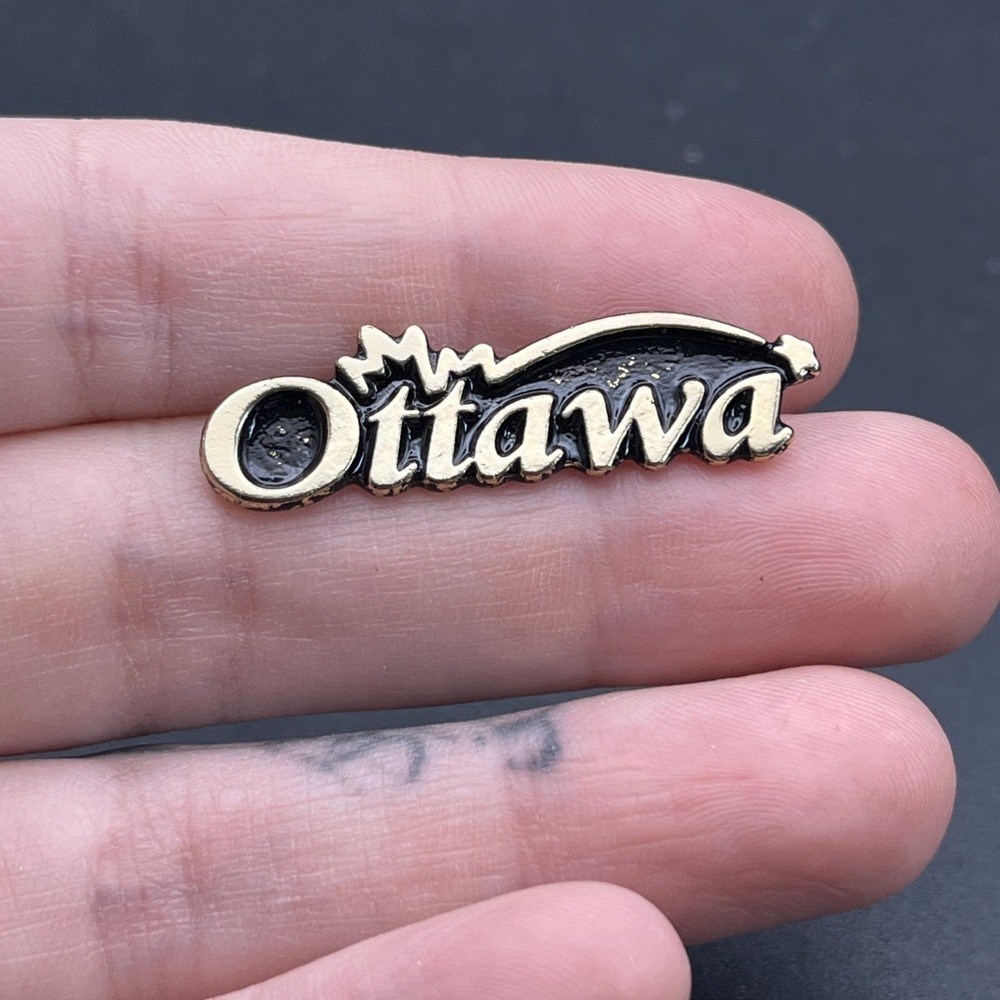 Ottawa Canada Gold Tone Lapel Hat Pin